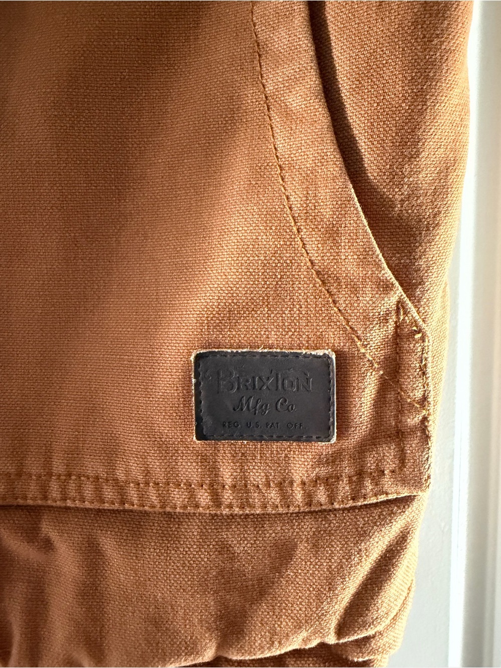 Brixton Men's Rust-Brown Quilted Utility Vest - Picture 2 of 4